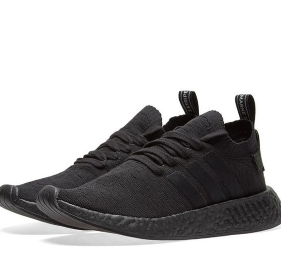 adidas originals nmd r2 sneakers in all black